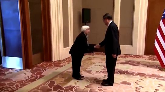 Janet Yellen in Cina