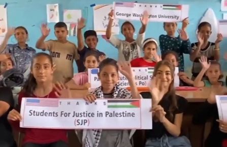 I bambini di Gaza ringraziano