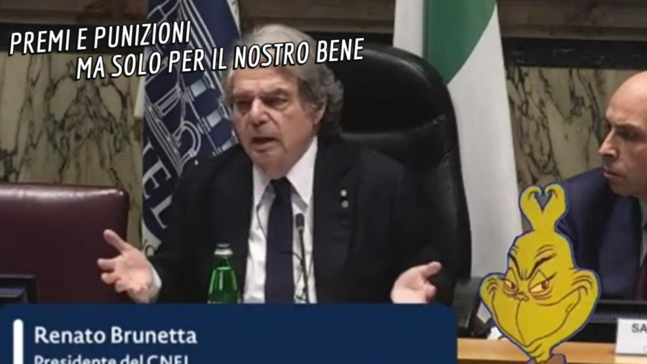 Gabbia digitale in progress. Renato Brunetta.